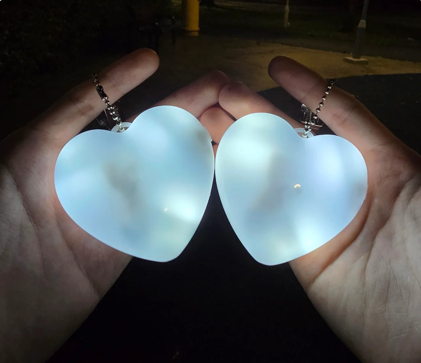 Heart Shaped Purse Lamp with Keychain