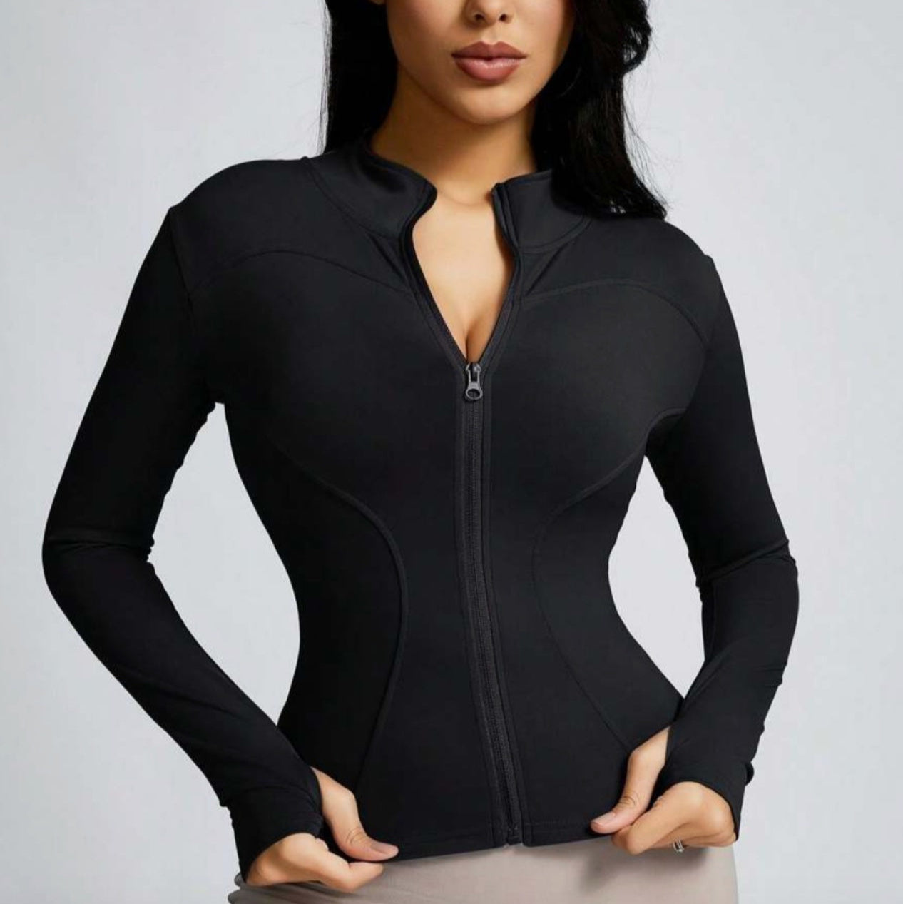 Snatched Full Zip Yoga Jacket